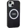 Чохол Audi IML Big Logo Case для iPhone 15 | 14 | 13 Black with MagSafe (AU-IMLMIP15-Q5/D2-BK)