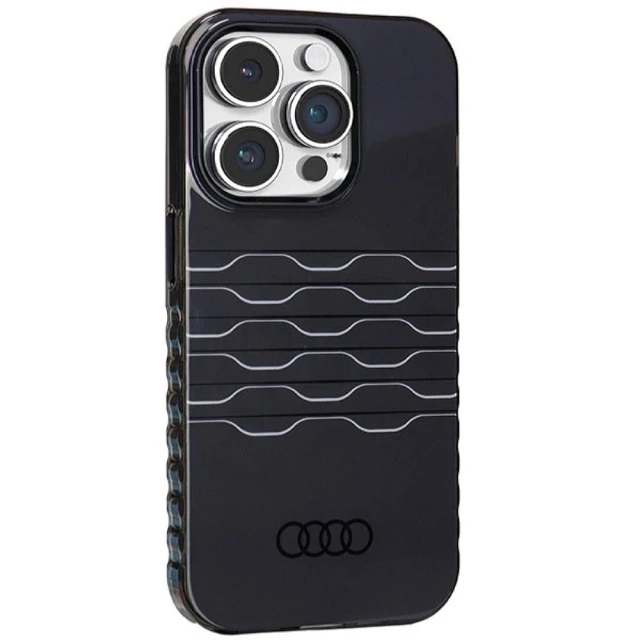 Чохол Audi IML MagSafe Case для iPhone 14 Pro Black with MagSafe (AU-MIP14P-A6/D3-BK)