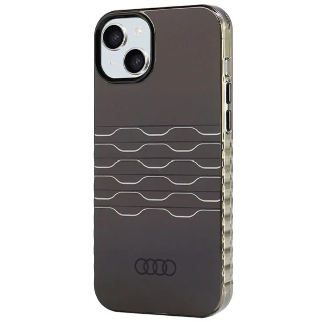 Чохол Audi IML MagSafe Case для iPhone 15 Plus | 14 Plus Black with MagSafe (AU-MIP15M-A6/D3-BK)