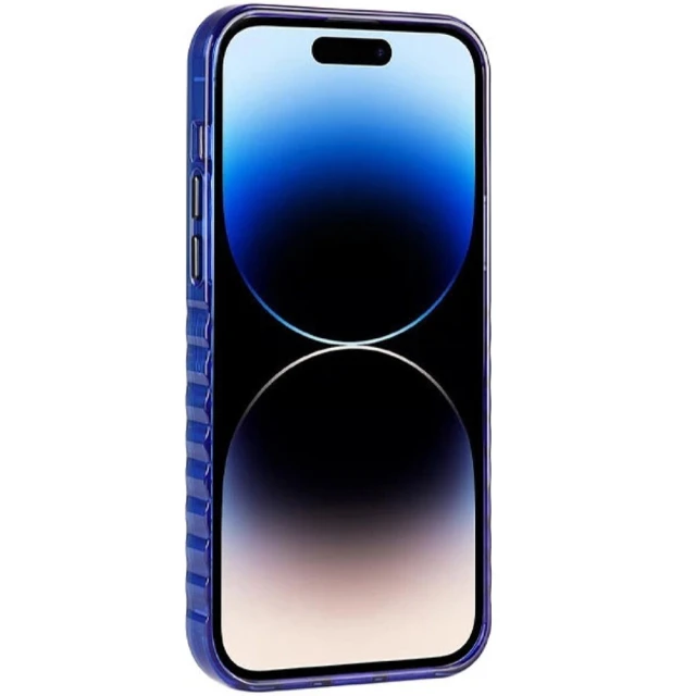 Чохол Audi IML MagSafe Case для iPhone 14 Pro Navy Blue with MagSafe (AU-MIP14P-A6/D3-BE)