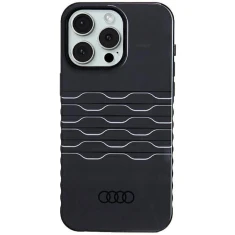 Чохол Audi IML MagSafe Case для iPhone 15 Pro Max Black with MagSafe (AU-MIP15PM-A6/D3-BK)