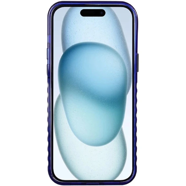 Чохол Audi IML Big Logo Case для iPhone 15 | 14 | 13 Navy Blue with MagSafe (AU-IMLMIP15-Q5/D2-BE)