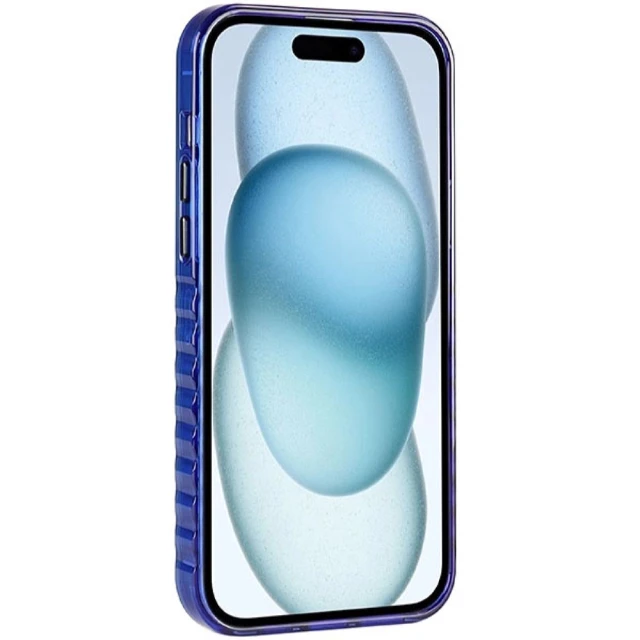 Чохол Audi IML MagSafe Case для iPhone 15 Plus | 14 Plus Navy Blue with MagSafe (AU-MIP15M-A6/D3-BE)