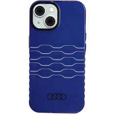Чехол Audi IML MagSafe Case для iPhone 15 | 14 | 13 Navy Blue with MagSafe (AU-MIP15-A6/D3-BE)