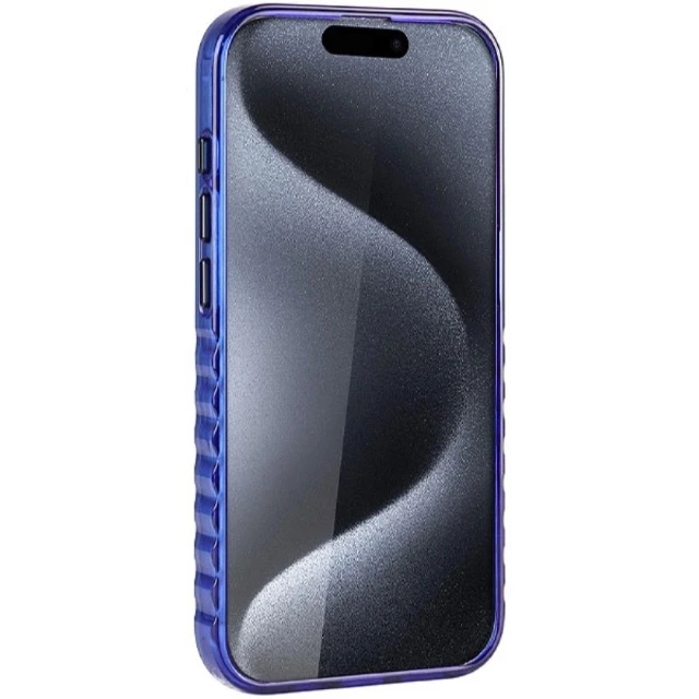 Чохол Audi IML Big Logo Case для iPhone 15 Pro Navy Blue with MagSafe (AU-IMLMIP15P-Q5/D2-BE)