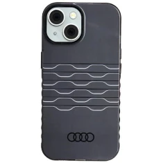 Чехол Audi IML MagSafe Case для iPhone 15 | 14 | 13 Black with MagSafe (AU-MIP15-A6/D3-BK)