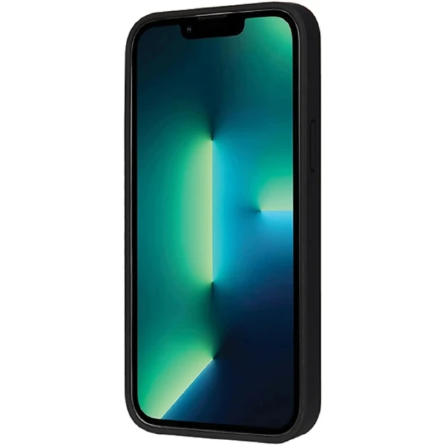Чохол Audi Synthetic Leather для iPhone 13 Pro Black with MagSafe (AU-TPUPCMIP13P-GT/D3-BK)