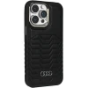 Чохол Audi Synthetic Leather для iPhone 15 Pro Black with MagSafe (AU-TPUPCMIP15P-GT/D3-BK)