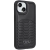 Чохол Audi Synthetic Leather для iPhone 15 | 14 | 13 Black with MagSafe (AU-TPUPCMIP15-GT/D3-BK)
