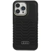 Чохол Audi Synthetic Leather для iPhone 14 Pro Black with MagSafe (AU-TPUPCMIP14P-GT/D3-BK)