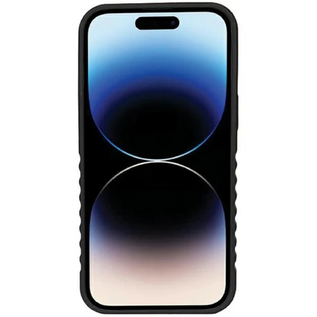 Чохол Audi Synthetic Leather для iPhone 14 Pro Black with MagSafe (AU-TPUPCMIP14P-GT/D3-BK)