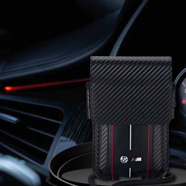 Сумка BMW Carbon Red Stripes Wallet Bag Black (BMPSP15XMSCAKL)