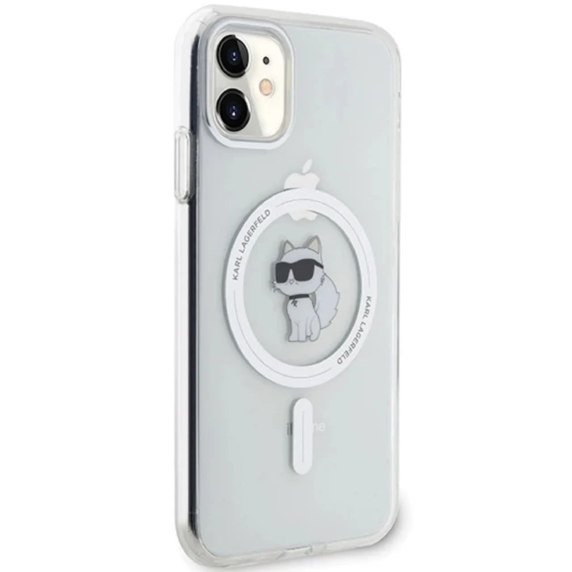 Чохол Karl Lagerfeld IML Choupette для iPhone 11 Transparent with MagSafe (KLHMN61HFCCNOT)
