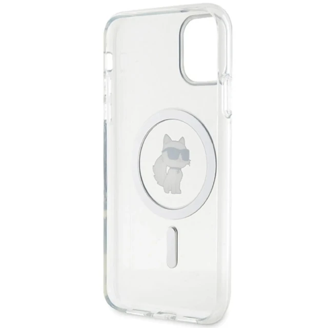 Чохол Karl Lagerfeld IML Choupette для iPhone 11 Transparent with MagSafe (KLHMN61HFCCNOT)