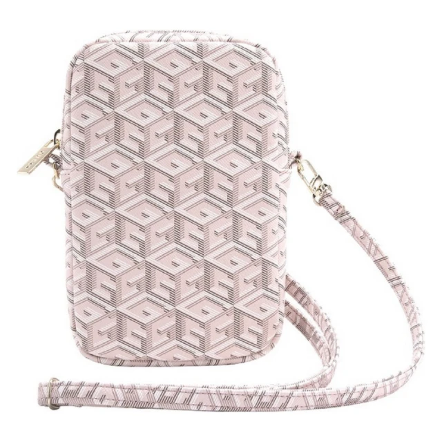 Сумка Guess Zip GCube Bottom Stripe Pink (GUWBZPGCSPGP)