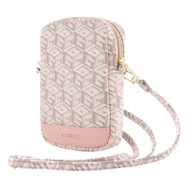 Сумка Guess Zip GCube Bottom Stripe Pink (GUWBZPGCSPGP)