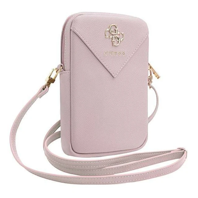 Сумка Guess Zip Triangle 4G Pink (GUWBZPGSTEGP)