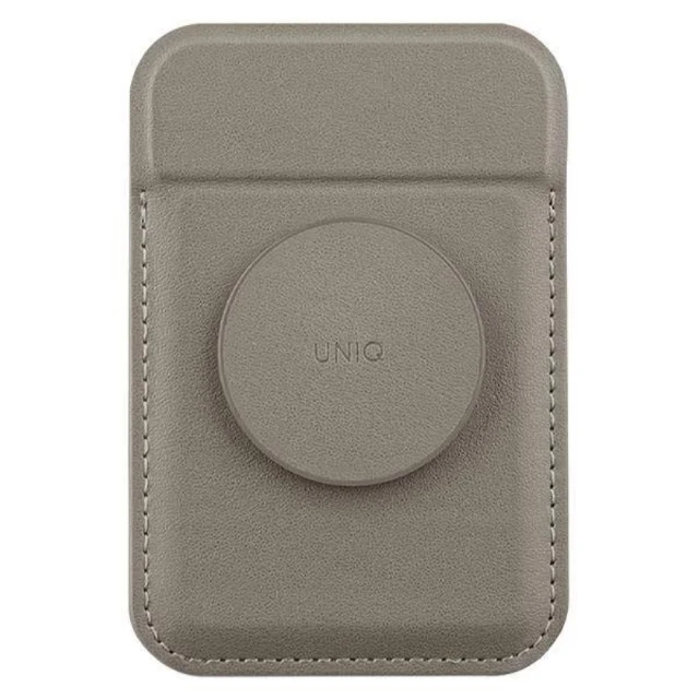 Магнітний гаманець UNIQ Flixa Flint Grey with MagSafe (UNIQ-FLIXA-GREY)