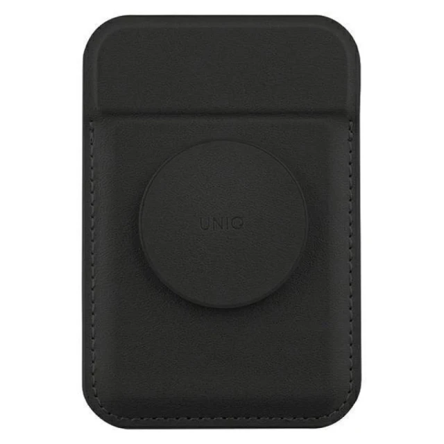 Магнітний гаманець UNIQ Flixa Jet Black with MagSafe (UNIQ-FLIXA-JETBLACK)
