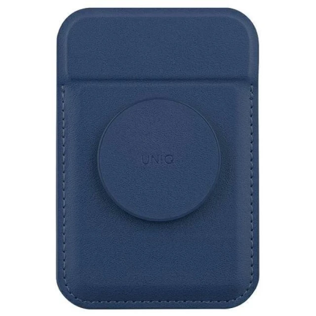 Магнітний гаманець UNIQ Flixa Navy Blue with MagSafe (UNIQ-FLIXA-NAVYBLUE)