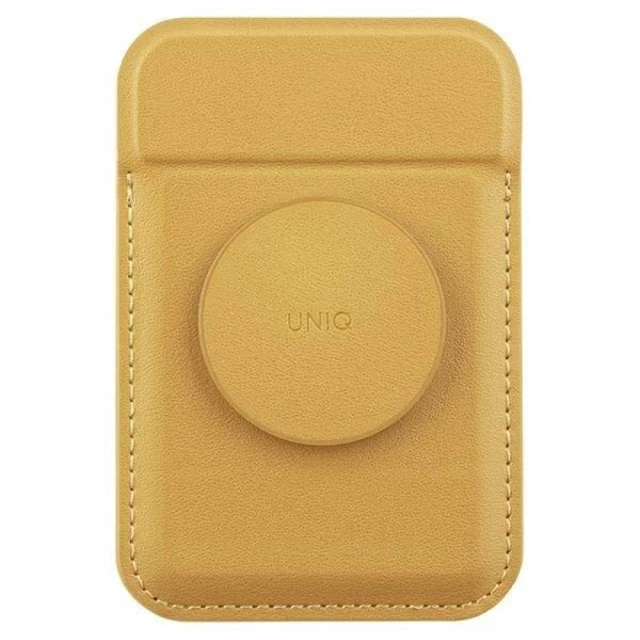 Магнітний гаманець UNIQ Flixa Canary Yellow with MagSafe (UNIQ-FLIXA-CYELLOW)