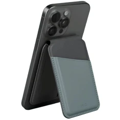 Магнітний гаманець UNIQ Lyden DS FRID Washed Blue/Black with MagSafe (UNIQ-LYDENDS-WBLUBLK)