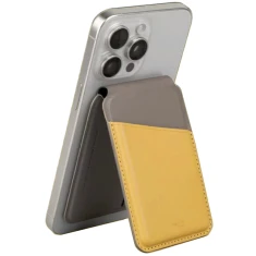 Магнітний гаманець UNIQ Lyden DS FRID Canary Yellow/Flint Grey with MagSafe (UNIQ-LYDENDS-CYELFGRY)