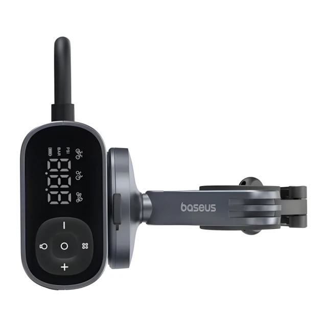 Велокомпресор Baseus PrimeTrip Series Portable Bike Pump 1750mAh 45W Black (C11169000121-00)