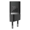 Мережевий зарядний пристрій Baseus GaN5 Mini PD/QC 30W USB-C with USB-C to USB-C Cable 1 m Cluster Black (P10110902113-00)