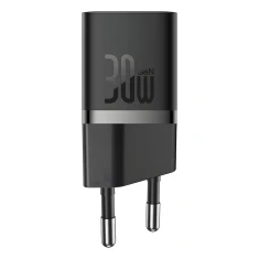 Мережевий зарядний пристрій Baseus GaN5 Mini PD/QC 30W USB-C with USB-C to USB-C Cable 1 m Cluster Black (P10110902113-00)