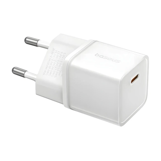 Мережевий зарядний пристрій Baseus GaN5S PD 30W USB-C White (P10162504213-00)