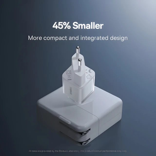 Мережевий зарядний пристрій Baseus GaN5S PD 30W USB-C White (P10162504213-00)