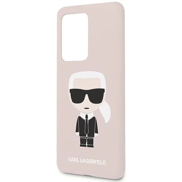 Чохол Karl Lagerfeld Silicone Iconic для Samsung Galaxy S20 Ultra Pink (KLHCS69SLFKPI)