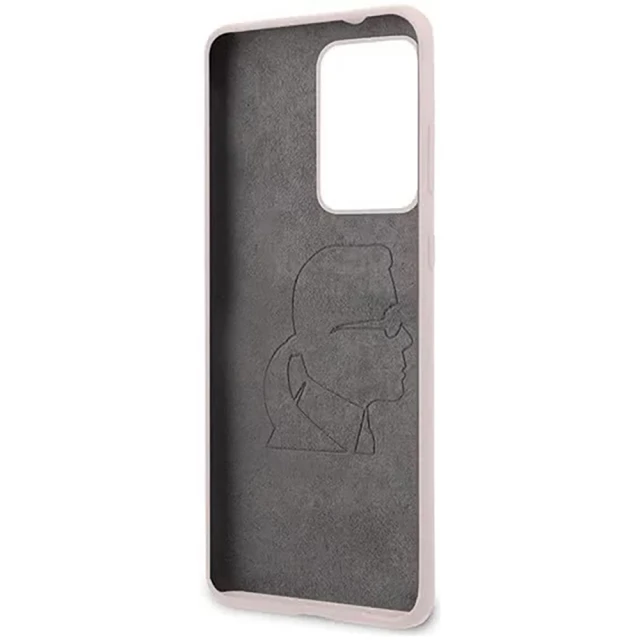 Чохол Karl Lagerfeld Silicone Iconic для Samsung Galaxy S20 Ultra Pink (KLHCS69SLFKPI)