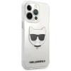 Чехол Karl Lagerfeld Saffiano Choupette Head для iPhone 13 Pro Max Transparent (KLHCP13XCTR)