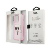 Чохол Karl Lagerfeld Glitter Karl's Head для iPhone 13 Pro Max Pink (KLHCP13XKHTUGLP)