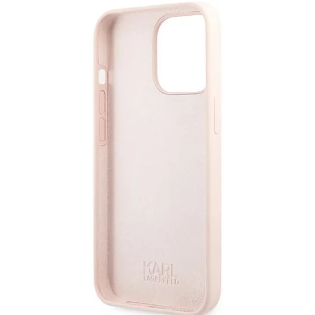 Чохол Karl Lagerfeld Karl and Choupette для iPhone 13 Pro Pink (KLHCP13LSSKCI)