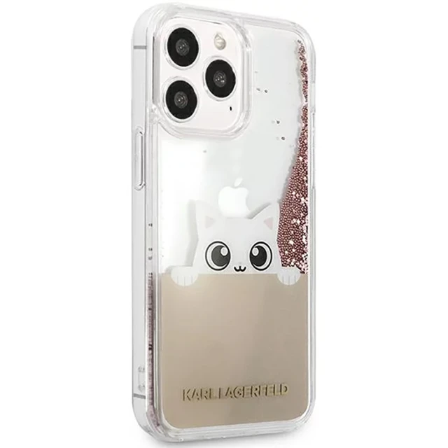 Чохол Karl Lagerfeld Peek a Boo для iPhone 13 Pro Max Pink (KLHCP13XPABGNU)