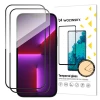 Захисне скло Wozinsky Tempered Glass Full Glue для iPhone 15 Pro Max Black (2 Pack) (9145576280294)