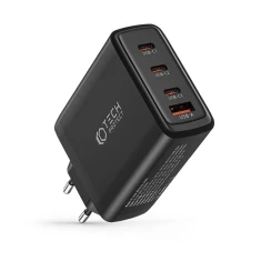 Мережевий зарядний пристрій Tech-Protect QC/PD 100W 3xUSB-C | USB-A Black (9490713935101)