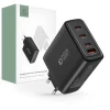 Мережевий зарядний пристрій Tech-Protect QC/PD 100W 3xUSB-C | USB-A Black (9490713935101)