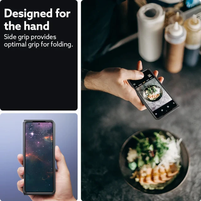 Чехол Spigen Caseology Parallax для Samsung Galaxy Fold5 (F946) Matte Black (ACS06225)