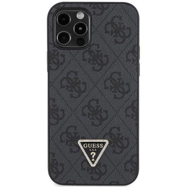 Чохол Guess Crossbody 4G Metal Logo для iPhone 12 | 12 Pro Black (GUHCP12MP4TDSCPK)