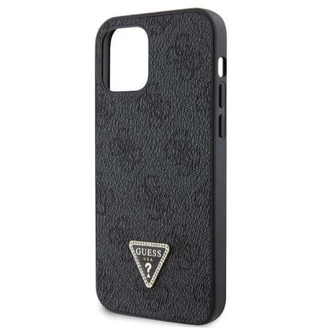 Чохол Guess Crossbody 4G Metal Logo для iPhone 12 | 12 Pro Black (GUHCP12MP4TDSCPK)