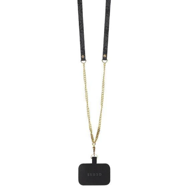 Чохол Guess Crossbody 4G Metal Logo для iPhone 12 | 12 Pro Black (GUHCP12MP4TDSCPK)
