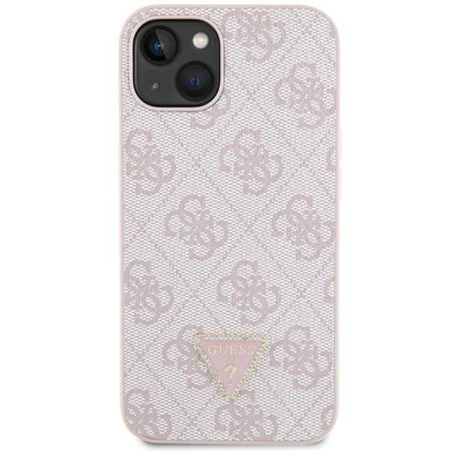 Чохол Guess Crossbody 4G Metal Logo для iPhone 14 Pro Max Pink (GUHCP14XP4TDSCPP)