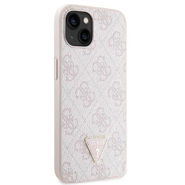 Чохол Guess Crossbody 4G Metal Logo для iPhone 14 Pro Max Pink (GUHCP14XP4TDSCPP)