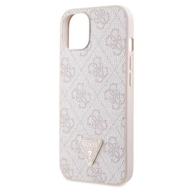 Чохол Guess Crossbody 4G Metal Logo для iPhone 14 Pro Max Pink (GUHCP14XP4TDSCPP)