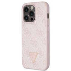 Чохол Guess Crossbody 4G Metal Logo для iPhone 14 Pro Pink (GUHCP14LP4TDSCPP)