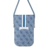 Чохол-сумка Guess 4G Stripes 19 x 12.5 x 2cm Blue (GUOWBP4RPSB)